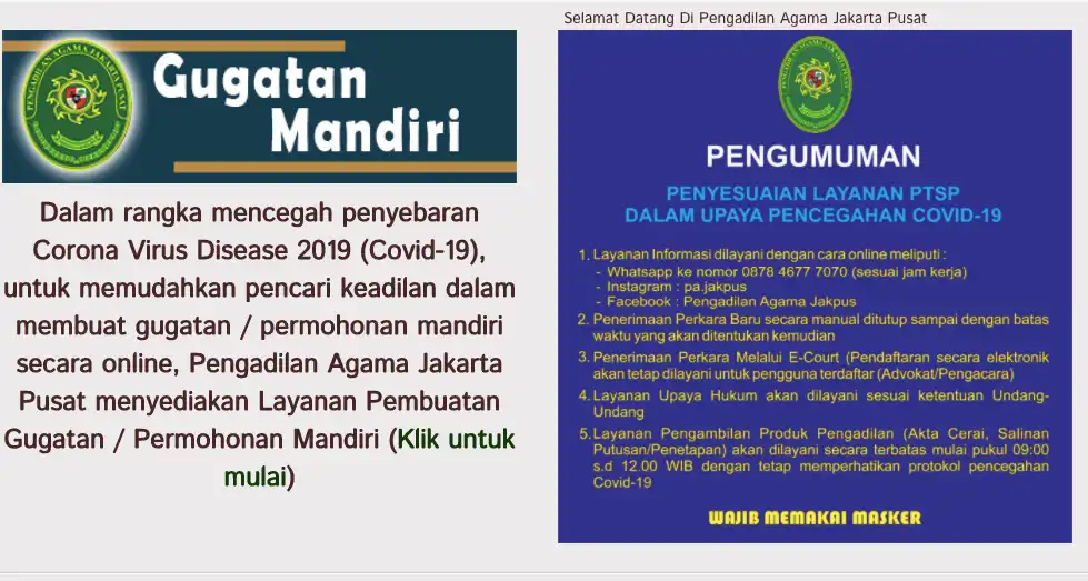 Daftar Gugatan Cerai Dengan Sistem E court Pengadilan di Tengah Wabah Covid-19